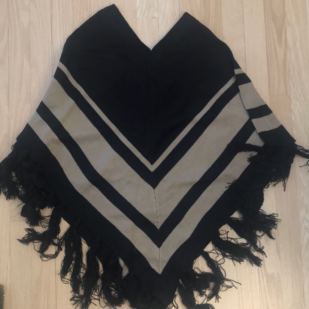 Never worn poncho